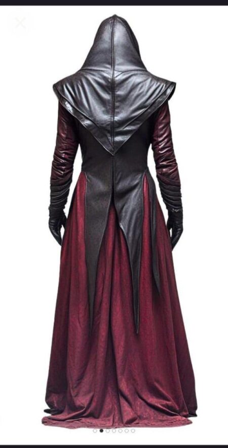 Handcrafted Genuine Leather Robe: Cosplay LARP Costume